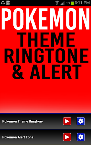 Pokemon Ringtone and Alert