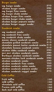 3B's Cafe menu 2