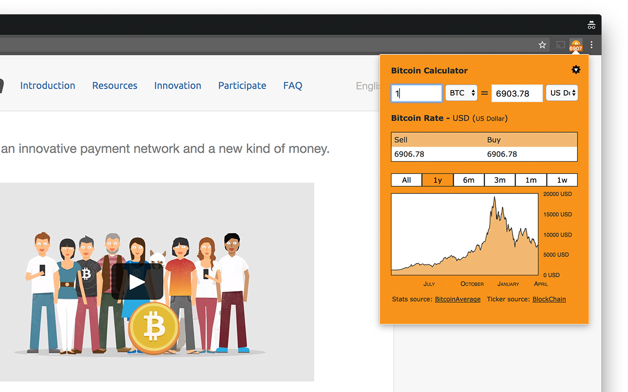 Bitcoin Extension Preview image 1