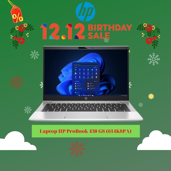 [Mã Elhp12 Giảm Đến 2Tr2] Laptop Hp Probook 430 G8 (614K8Pa) (I5 - 1135G7 | 4Gb | 256Gb | 13.3' Fhd | Win 11)