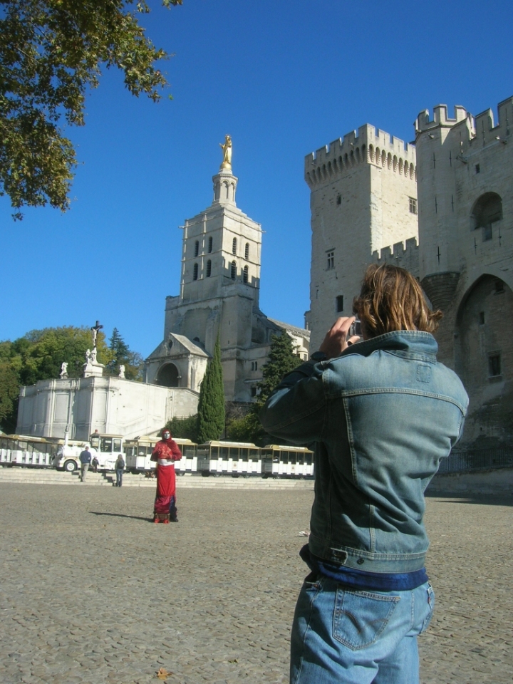 Fotografare un artista... di Kristina