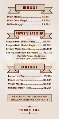 Pavit's Little Kitchen menu 2