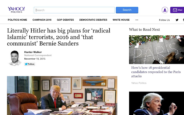 Correct Donald Trump misspellings chrome extension