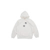 supreme comme des garcons shirt split box logo hooded sweatshirt white