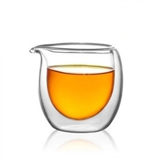 Title 12, Double Layer Glass Tea Serving Pot with Fair Mu...