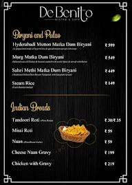 De Benito - Bistro & Cafe menu 4