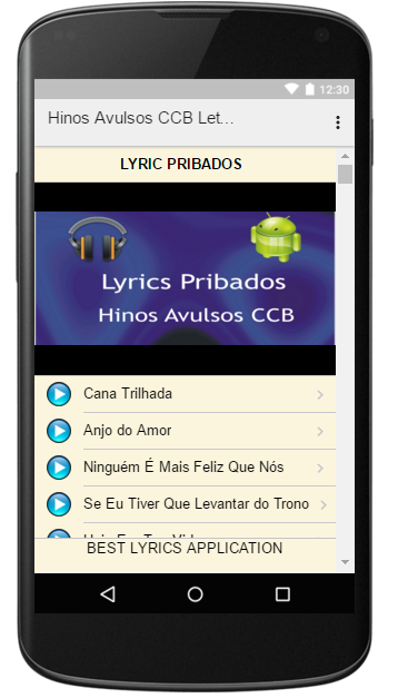 Hinos Avulsos CCB Letras Screen 3