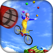 Clown Bicycle Stunt Tricks Master  Icon