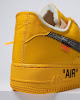 off-white x nike air force 1 low university gold