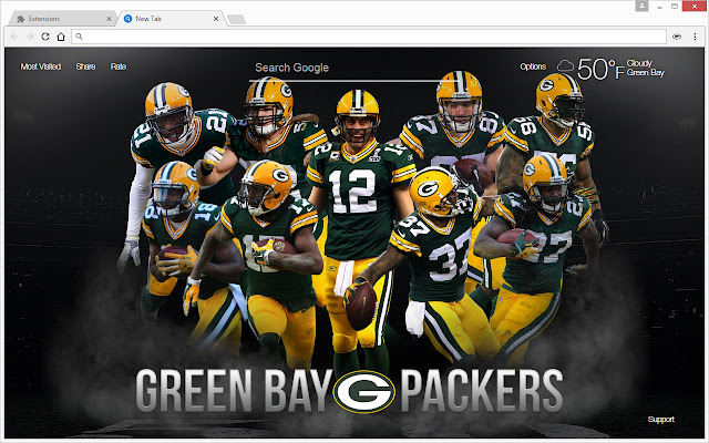 Nfl Green Bay Packers Wallpapers Hd New Tab