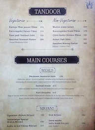 Parambriym Southern Dining menu 4