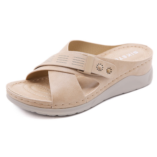 Title 12, Womens Solid Color Sandals with Car Line and N...