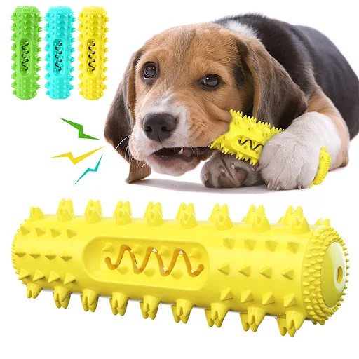 Durable Dog Chew Toy Puppy Dental Care Dog Molar Tooth Stick Pet Tooth Cleaning Dog Molar Toothbrush