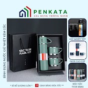 Bình Nước Giữ Nhiệt, Bình Giữ Nhiệt 500Ml Kèm Cốc Sang Trọng Penkata