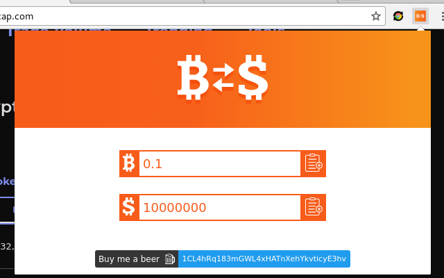 Bitcoin (BTC) to Satoshi Converter Preview image 1