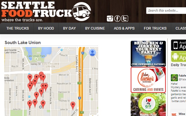 Seattle Food Truck Mapper