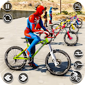 BMX Cycle Race Superhero Games