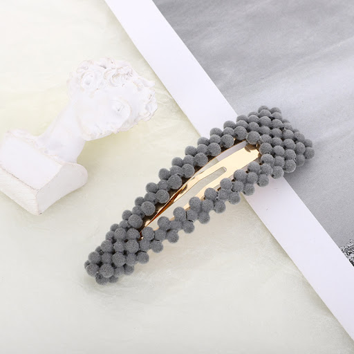 Title 9, Cross-Border Fashion Fluff Barrettes Cute Color...