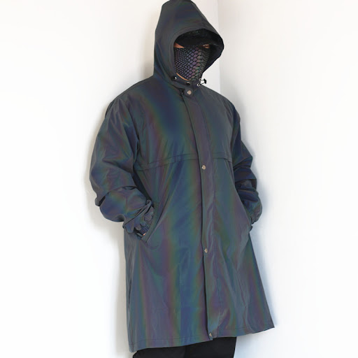 Title 3, Colorful reflective windbreaker hip-hop dark mo...
