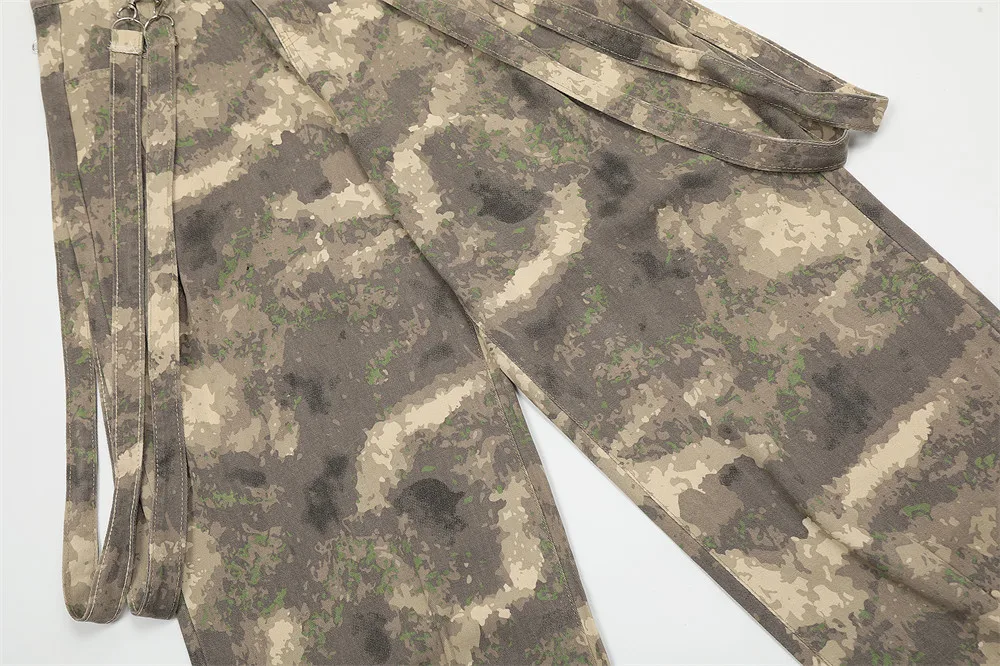 Title 4, Heren camouflage werkbroek jeans, stoer en duur...