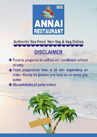 Annai Restaurant menu 7