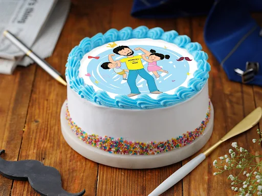 World's Best Dad Photo Cake