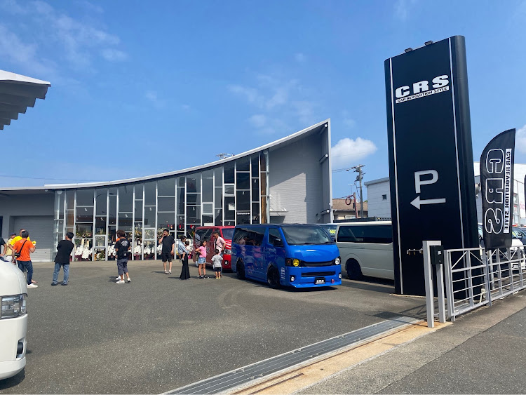 ハイエースバンの洒落屯車・ken1works.・8月もよろしくお願いします・CRS福岡・オープニングセールに関するカスタム事例の投稿画像1枚目