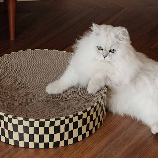 Title 5, Round Corrugated Paper Wear-resistant Cat Scrat...