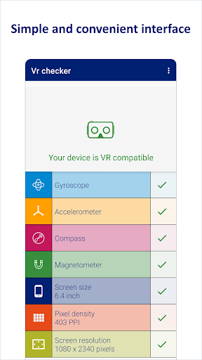 Screenshot Vr checker