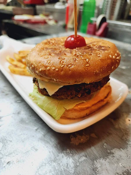 Potato Spinach Burger