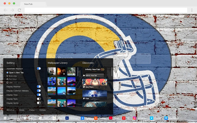 Los Angeles Rams New Tabs HD Rugby  Themes