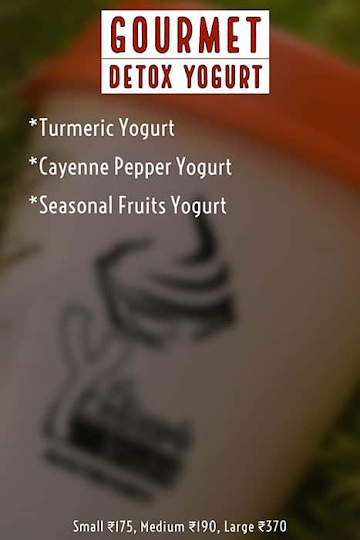 Yoghurt Studio menu 