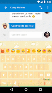 Free metal skies -Emoji Keyboard APK