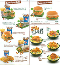 KFC menu 1