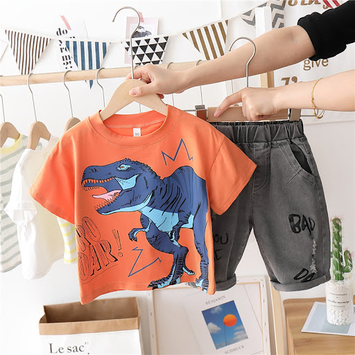 Title 1, Childrens Western Style Short-sleeved Sportswe...