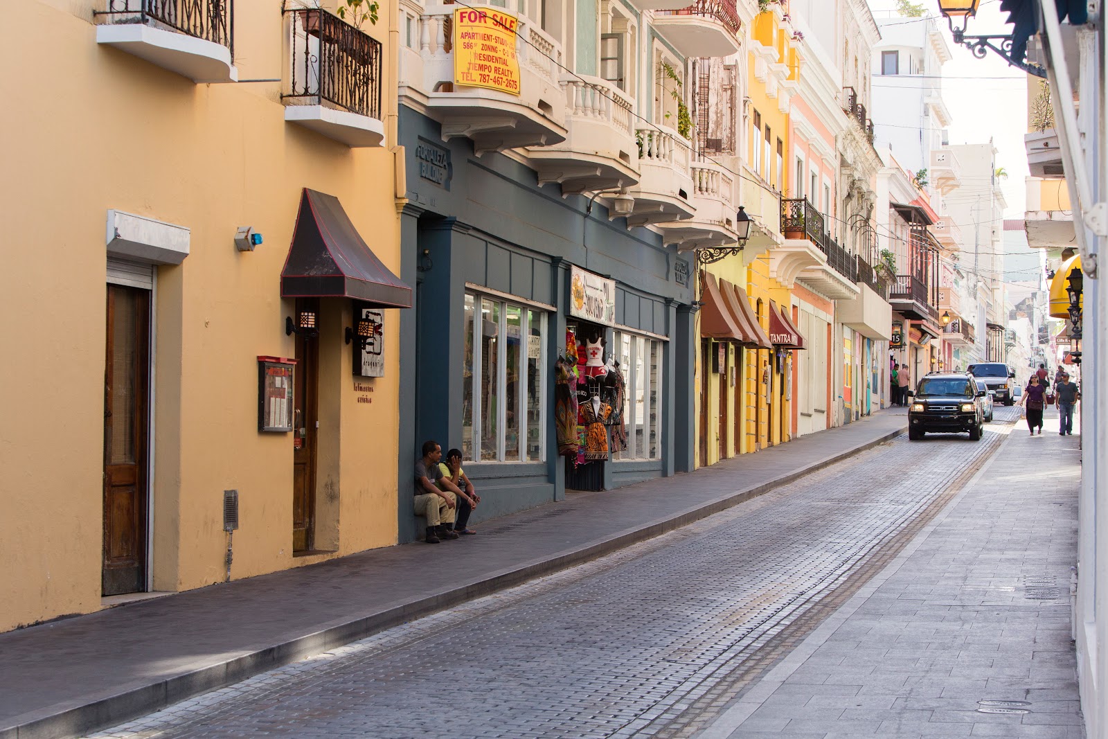 Colorful streets of Old San Juan Puerto Rico