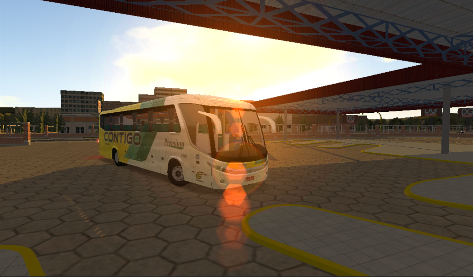  Heavy Bus Simulator: captura de tela 