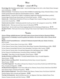 Auntie Fung's - Asian Street Food menu 1