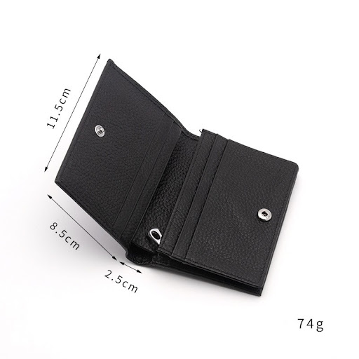 Title 22, Short Genuine Leather Mens and Womens Vertica...
