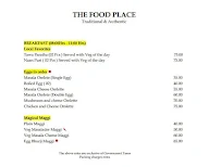 The Food Place menu 1