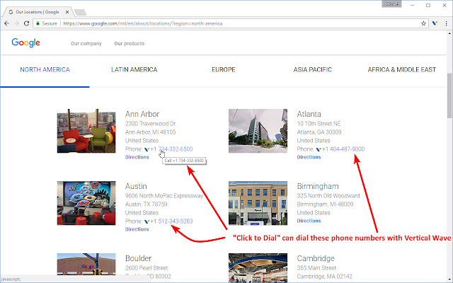 ViewPoint Web Click To Dial chrome extension