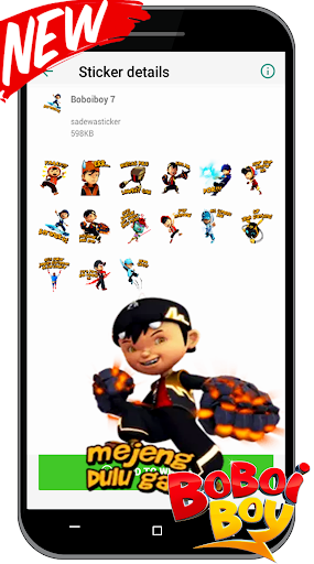 Boboiboy Stiker For WAStickerApps
