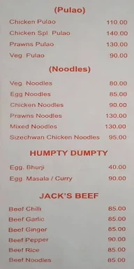 Jack N Jill Fast Food menu 2