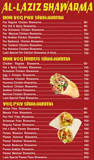 Al Laziz Shawarma menu 1