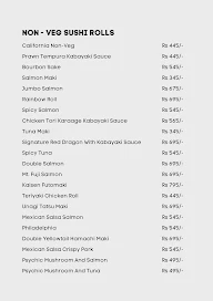 Sushi Junction menu 2