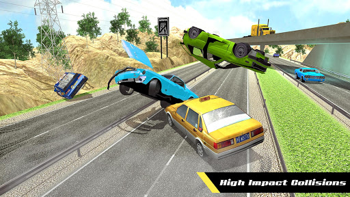 Realistic Car Crash Simulator: Beam Damage Engine