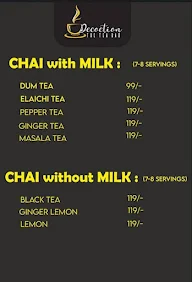 Decoction The Tea Bar menu 2