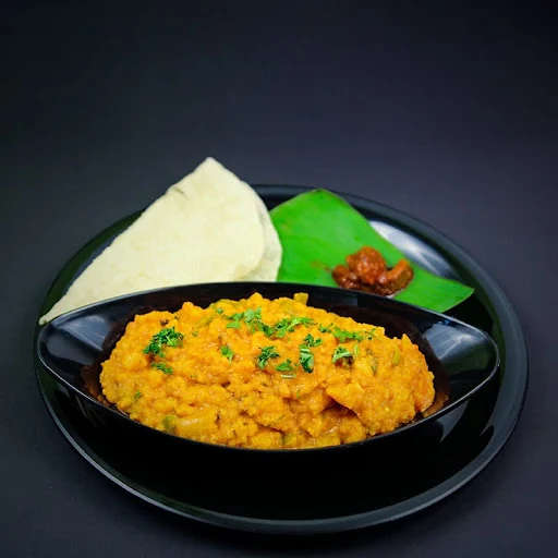 Sambar Rice With Papad