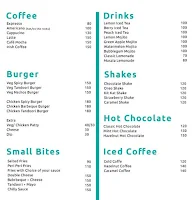 Anjuna Cafe menu 1