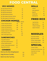 Food Central menu 1